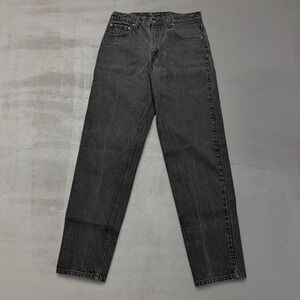 Vintage Levi's 550 Men's 90s Jeans Black Made in USA Tapered Leg 32 x 33 1996